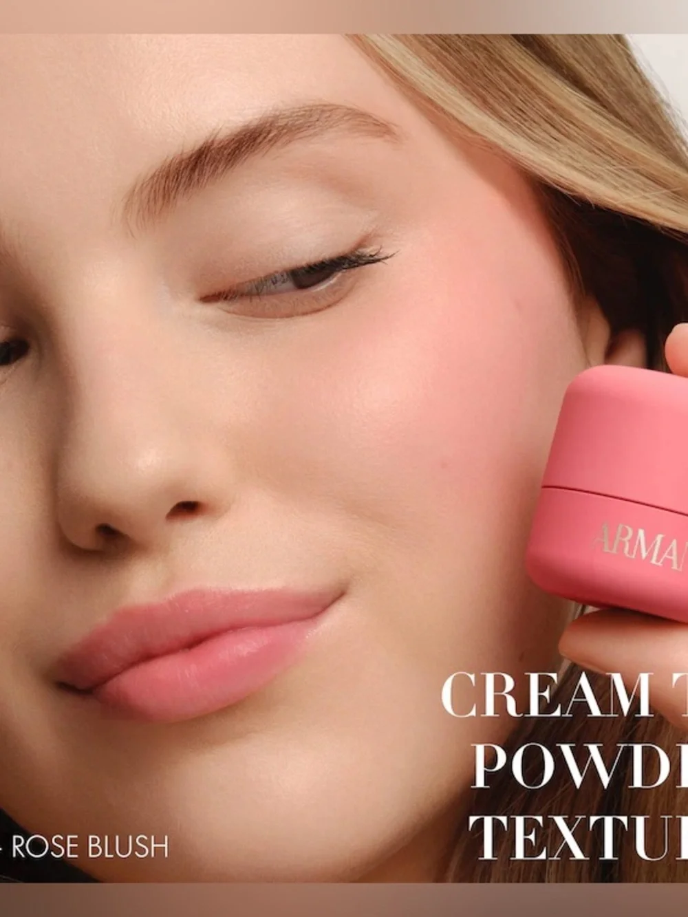 NEW Armani Beauty Dolci Blush Smoothing Cream-to-Powder Soft-Matte Balm
